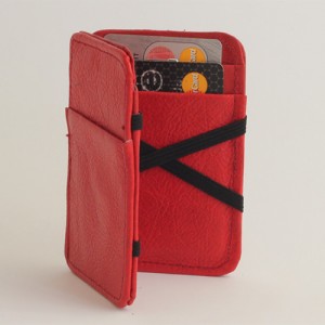 Magic Wallet Cow/Calf skin Red